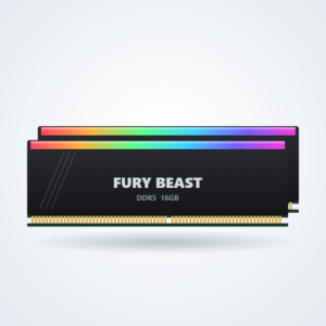 Kingston FURY Beast RGB 32 GB (2×16 GB) DDR5-6000